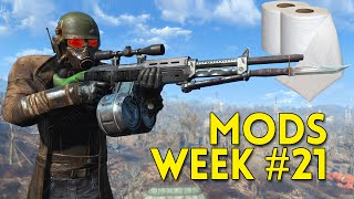 Fallout 4 Top 5 Mods Week - Modern Weapons, Battle Rifle, Pipe Shotgun
