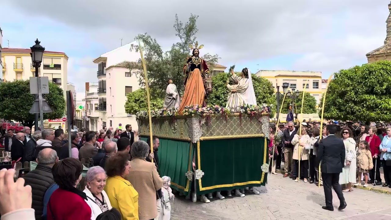 Semana Santa Porcuna 2025 La Borriquita plaza Andalucía
