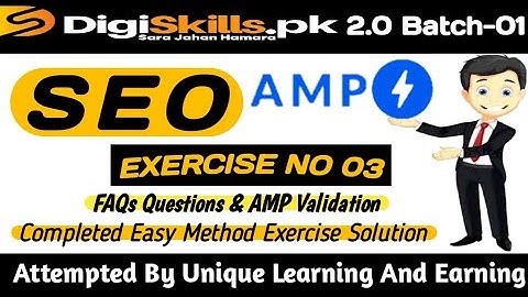 Digiskills 2.0 SEO Exercise No 3 Batch 01 Easy Solution | Digiskills 2.0 SEO Hand-on Exercise No 03