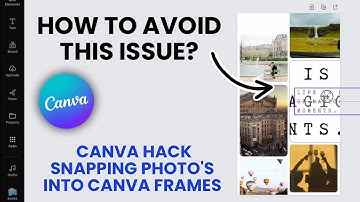 How to Avoid Your Image from Snapping into Another Frame in Canva | Canva Hacks 2024