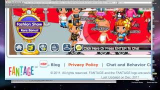 Fantage glitch- no clothes and bald