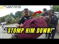 OFFICER STOMPS BLACK DISABLED MAN — GOOD COP GETS HIM FIRED