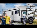 Showhauler 4x4 Overland Expedition 2021 RV Tour - Look INSIDE this INSANE Truck Conversion!!