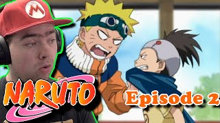 The 3rd Hokage's Grandson | Naruto Ep 2 Full Length Reaction | *first time watching*