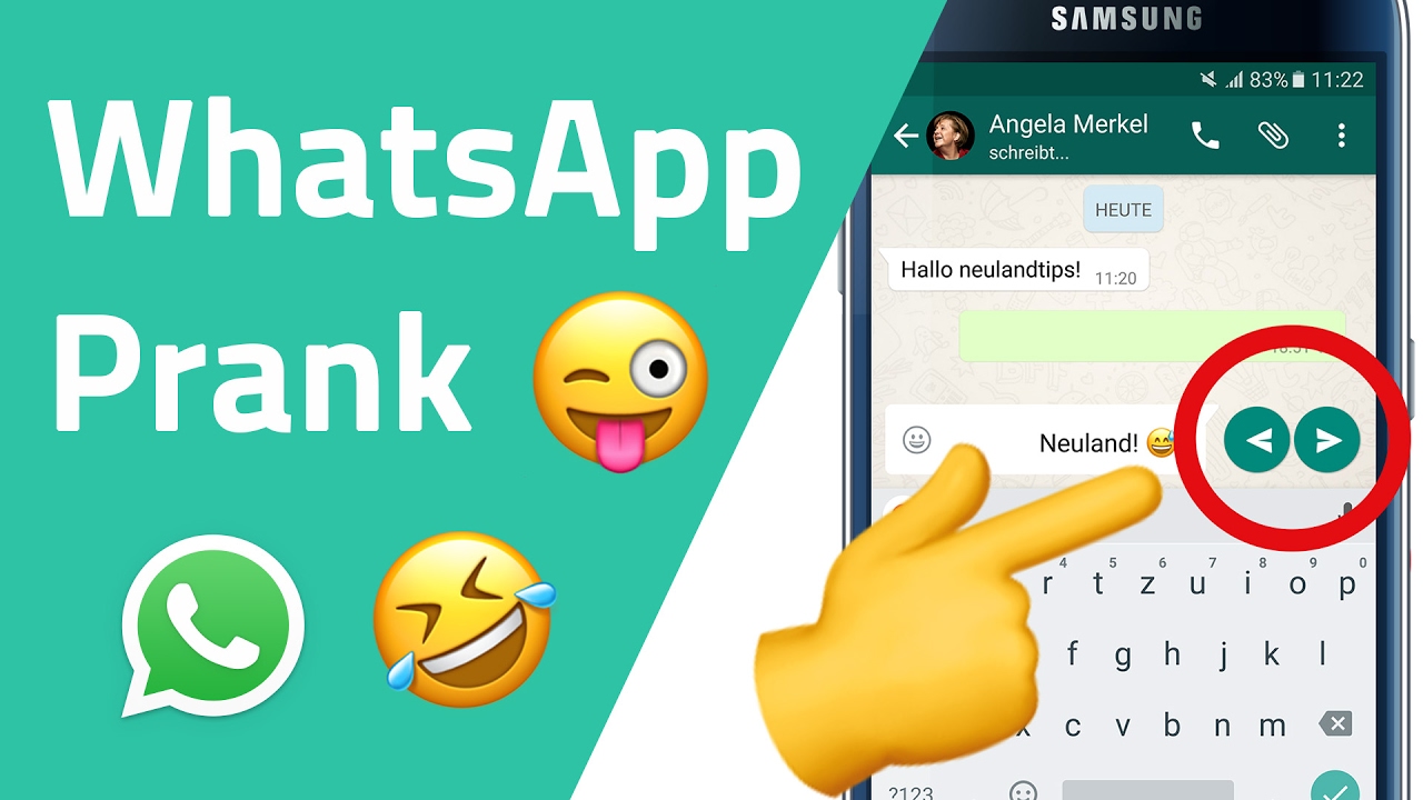 WhatsApp Prank - Tricks für witzige WhatsApp Chats 😂 - YouTube