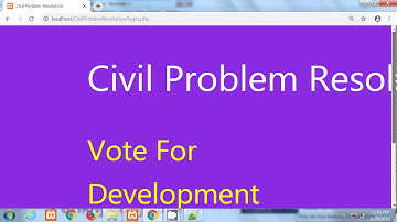 PHP Mysql Project Part 3  |  Civil Problem Resolution