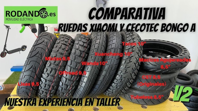 Llanta trasera + Rueda maciza Patinete Xiaomi - MyUrbanScoot