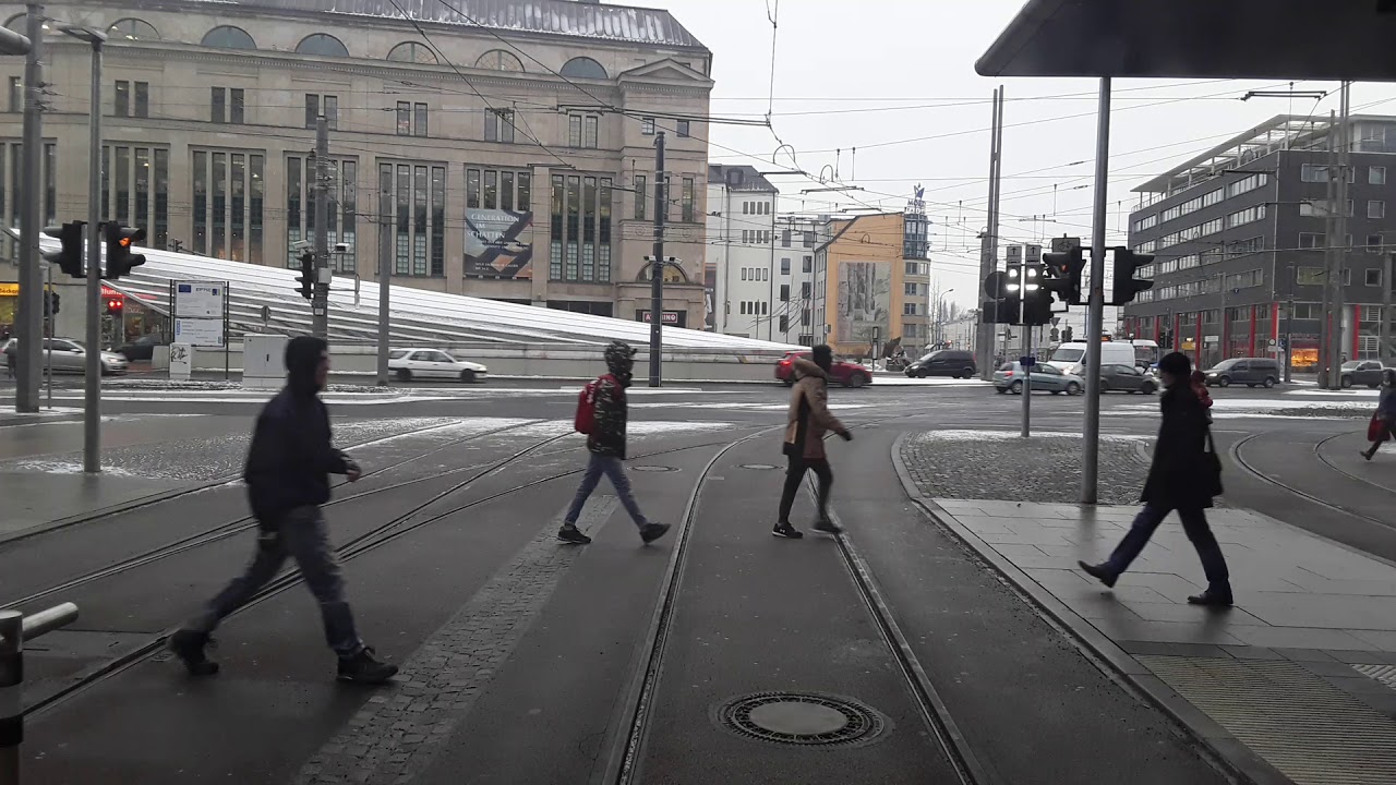 Führerstandsmitfahrt Tatra T3D-M der CVAG Linie 3