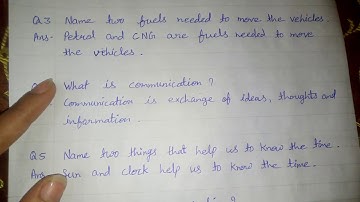 Bhartiyam Public School/Class-2/ E.V.S/Revision Work-1