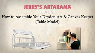 Assembly Instructions for the Dryden Art and Canvas Keeper - Small Table Model