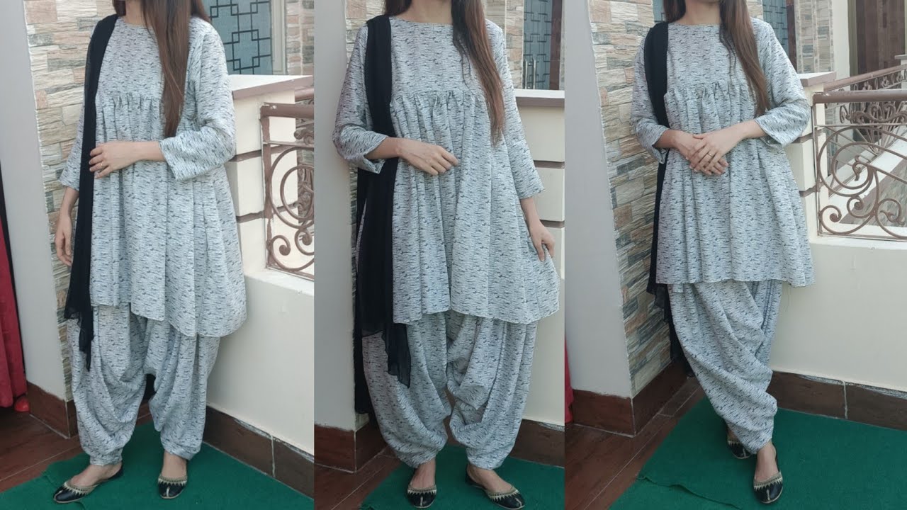 Short Frock With Patiala Salwar Collection | Short Frock Suit Designs  Latest 2019 | Patiala shalwar - YouTube