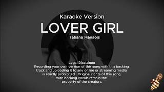 Tatiana Manaois - Lover Girl (Karaoke Version)