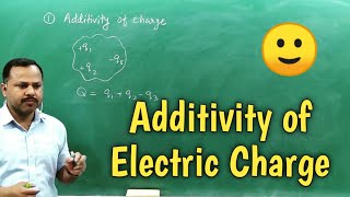 Additivity of Electric Charge || Electrostatics || class 12th || Physics handwritten notes #Shorts