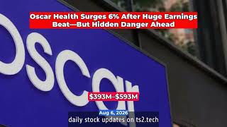 Oscar Health Surges 6% After Huge Earnings Beat—But Hidden Danger Ahead #Earnings #NYSEOSCR