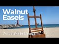 Walnut Easel Embracing the Ocean(Resin art)