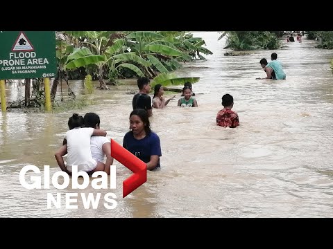 Tropical storm Conson makes landfall in Philippines