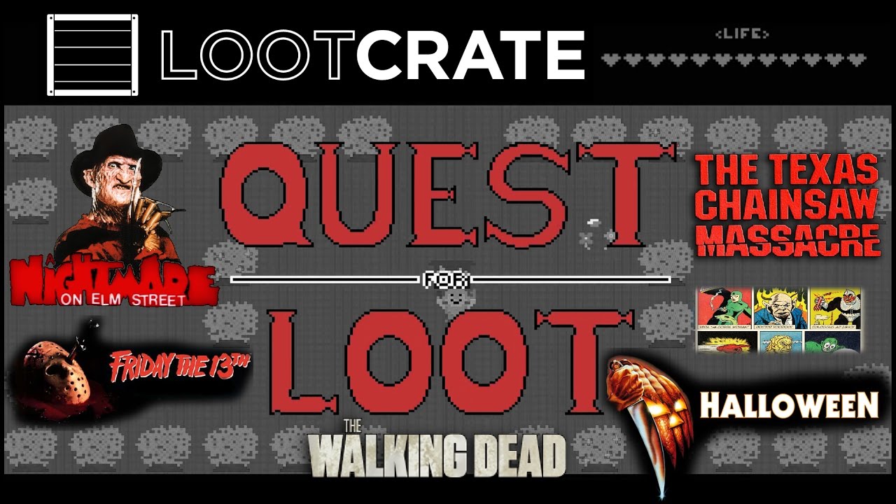 Quest For Loot - Lootcrate Octobre 2016 - HORROR