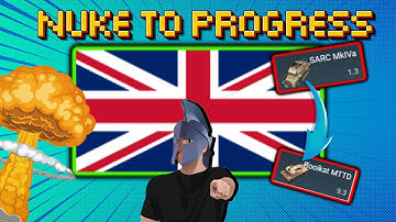 Playing the ENTIRE BRITISH LIGHT TANK line BUT I MUST NUKE to Progress - Reserve to Top Tier