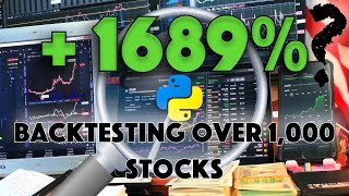 Backtesting Rayner Teos 1689% Bollinger Bands Trading Strategy in Python [Part II] - OVER 1K stocks