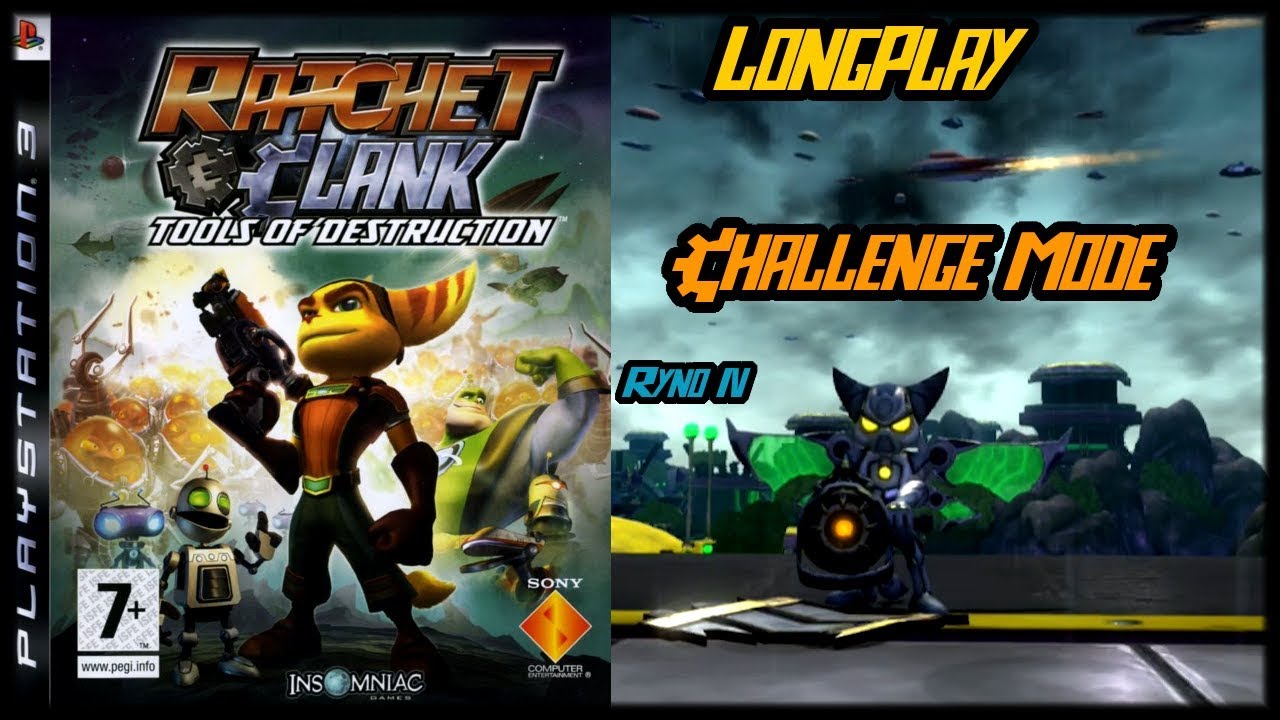 Ratchet & Clank Future: Tools of Destruction - Challenge Mode Longplay Walkthrough Commentary) - YouTube