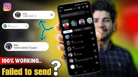 How To Fix Instagram Message Not Sending [100 % WORKING] || Fix Instagram Failed To Send Problem ||