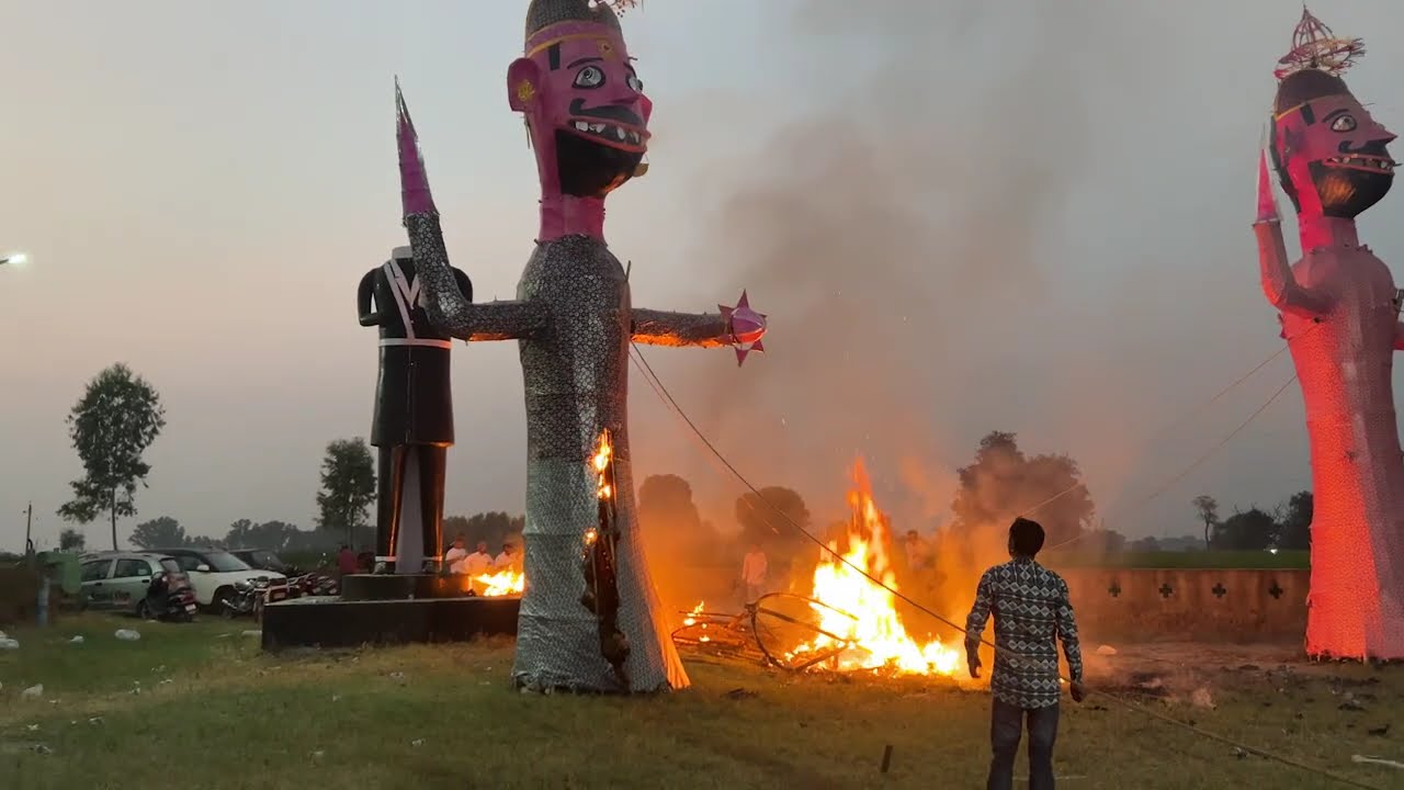 1 सेकंड में फट गया रावण | Dussehra Celebration Rurka Kalan | Rurka kalan Dussehra | Ravan Dahan