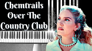 Chemtrails Over The Country Club by Lana Del Rey - BEST PIANO COVER