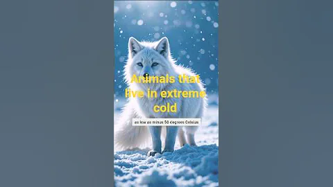 ❄️ 3 Animals That Survive Extreme Cold #shorts #facts #annieanimini