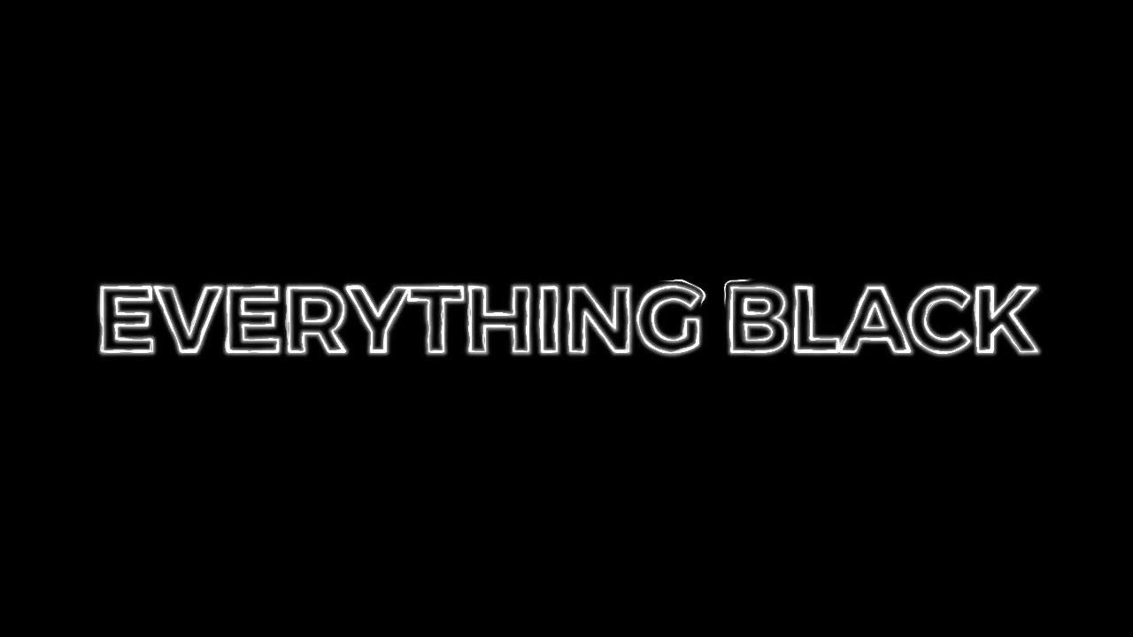 Everything Black. Everything Black unlike Pluto. Unlike Pluto Black.