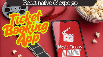 Ticket Booking App (Design-API integrated ) Showcase Through React-native expo (Also source code)