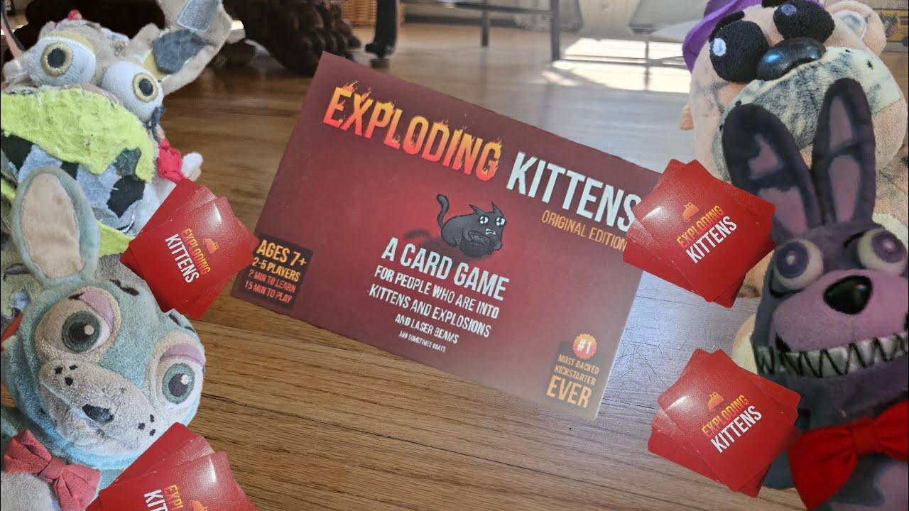 Exploding kittens in real life - YouTube