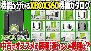 Xbox360本体カタログ：機能が異なるXbox360の主要7モデルを解説。ダウンロード版販売ストア終了間近！これから中古で選ぶべき機種、避けるべき機種がわかります。