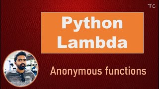 Python Tutorial: Python Lambda | Anonymous Function