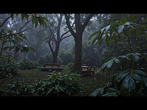 Listen To The Rain On Forest Leaves For Relax, Reduce Anxiety And Sleep Deeply | The Best 1 Hour
