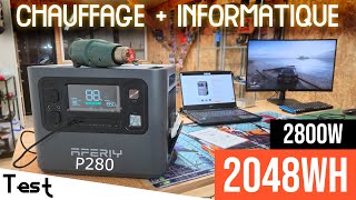 "test" La Station D'énergie Parfaite Pour Un Camping-car 🚙 "aferiy P280"