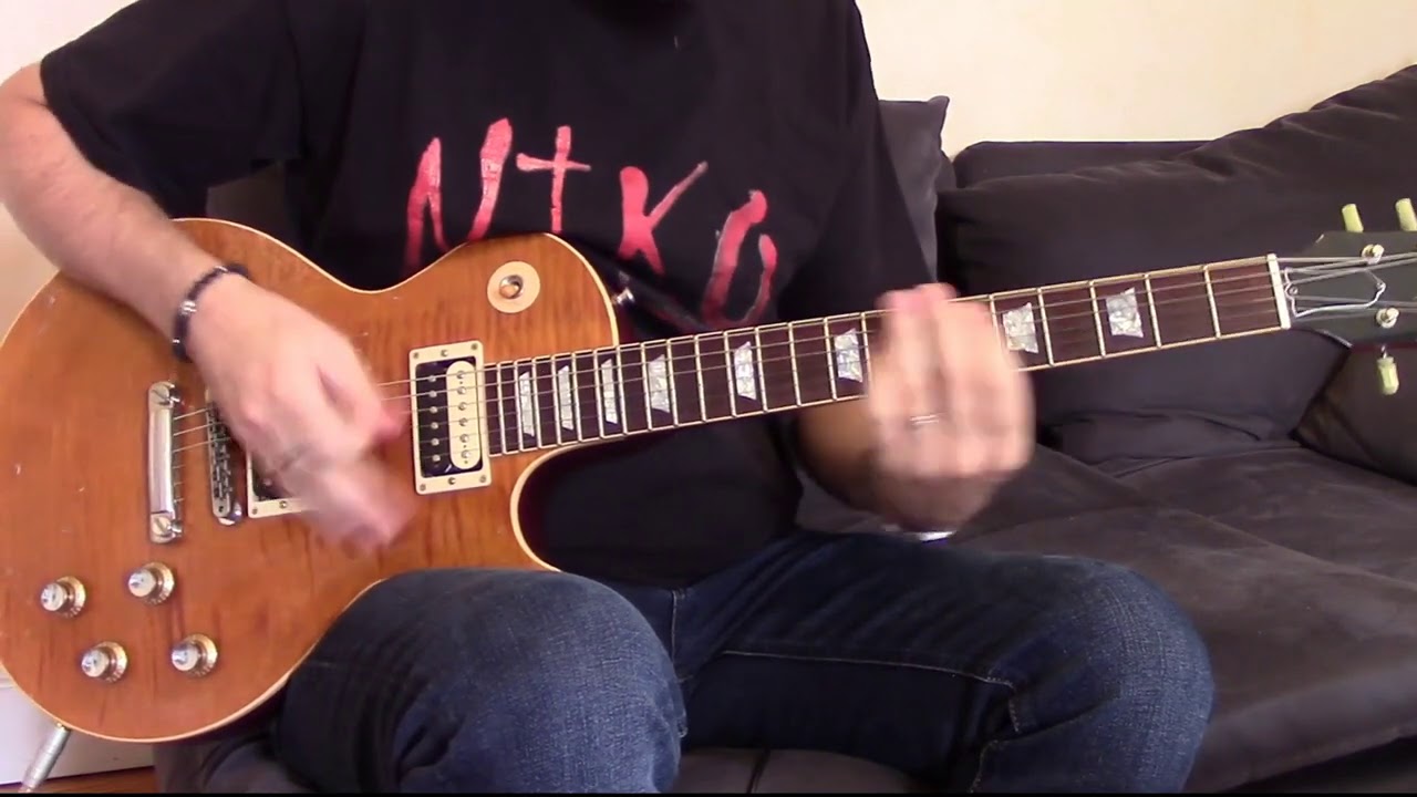 Guns N' Roses - Think About You (guitar cover) with Gibson Slash AFD Aged & Signed & Headrush!!