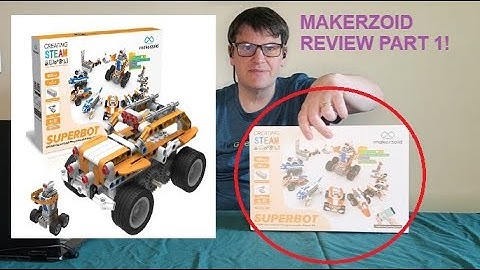 Makerzoid Review Part 1: SUPERBOT 26-in-1 Coding Robot Kit STEM Programmable App-enabled Building