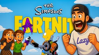 Fortnite Simpsons Update Papa Kids Droppen In Springfield