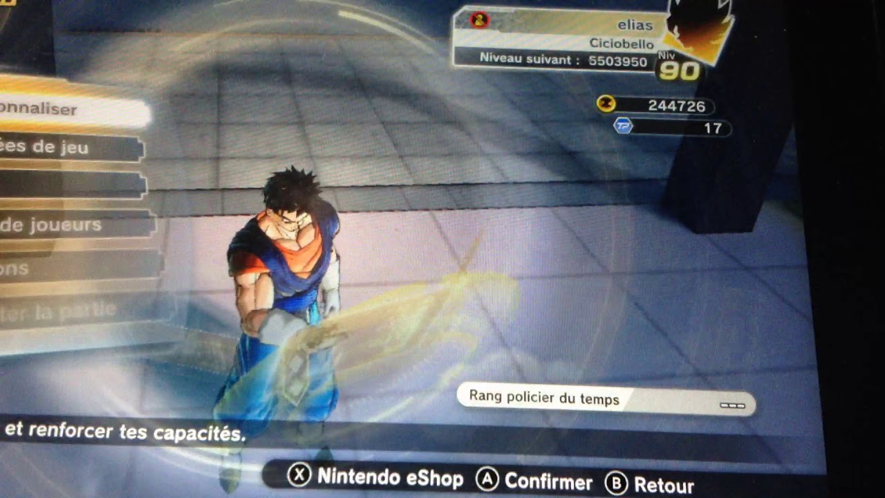 Dans dragon ball xenoverse comment avoir le super sayen bleu - YouTube