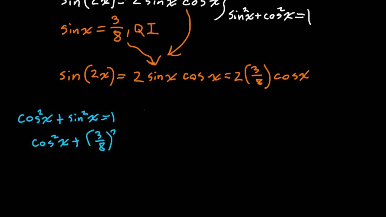 Sine Double Angle Example