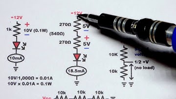 Series resistors voltage divider wattage thermal images multimeter learning electronics lesson 0006