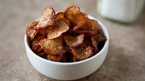 Deliciosos chips de rábano caseros