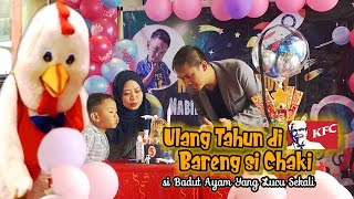 Ulang Tahun Di KFC Bareng Si Badut Chaki | Badut Ayam KFC Yang Lucu Sekali