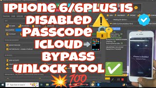 Disabled / Unavailable / Passcode🔐 Iphone 6 to Iphone X icloud Bypass with signal unlocktool✅ 2023 Wealth