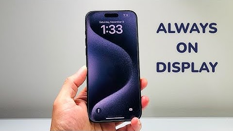 iPhone 15 Pro Max: How To Turn ON / OFF Always On Display