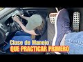 CLASE DE MANEJO PARA PRINCIPIANTES. QUE PRACTICAR EN LAS PRIMERAS LECCIONES.LICENCIA DE CONDUCIR