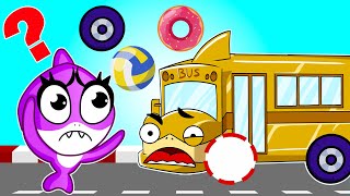 School Bus Lost Wheel Song 😱 Kids Songs & Nursery Rhymes by Coco Rhymes