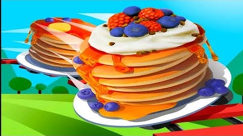 Pancake Run All Levels Max Gameplay Android iOS Walkthrough mobile game @LittleMoviesGamesFun