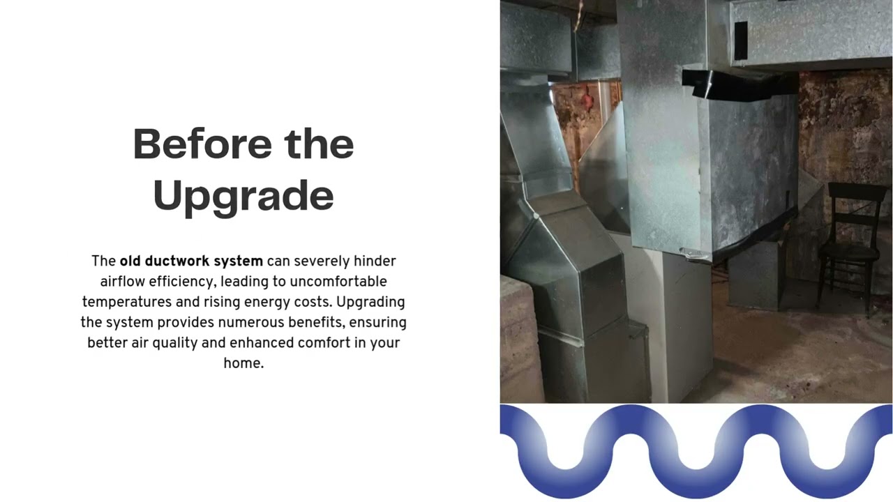 Experience the transformation in your home's air quality with our sleek new ductwork!