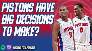 The Detroit Pistons Have Some Major Decisions This Off-Season